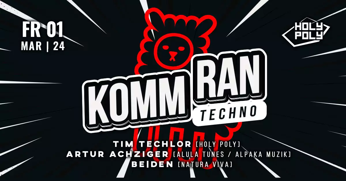 01.03.2024 // Komm Ran Techno!